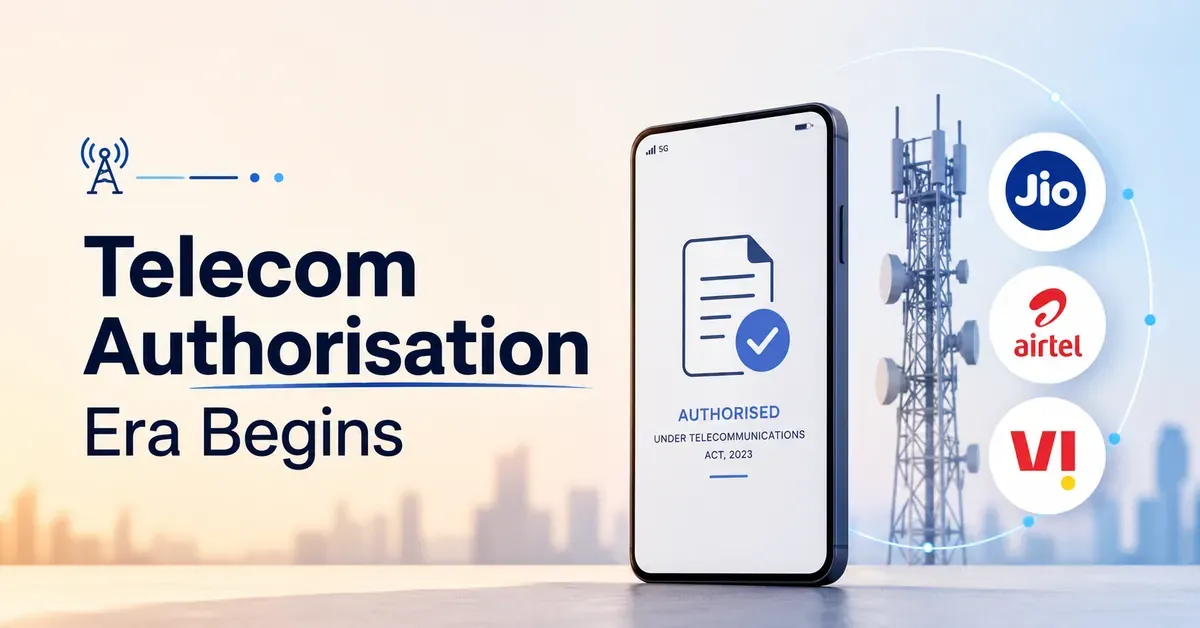 Jio, Airtel, Vi To Move To Authorisation Model As DoT Notifies New Telecom Rules