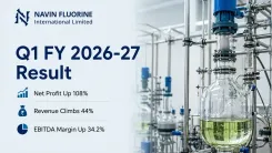 Navin Fluorine Q1 FY 2026-27 Results: Net Profit Doubles To ₹243 Crore, Revenue Climbs 44%