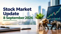 Stock Market Update 8 September 2026: Sensex Drops Over 350 Pts; Nifty 50 Below 23,700