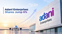 Adani Enterprises Share Price Jumps 6% as Nifty’s 2026 Top Performer Gets Airport Business Boost 