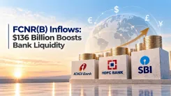 FCNR(B) Inflows: $136 Billion Boosts Bank Liquidity; ICICI Bank, HDFC Bank, SBI Lead 