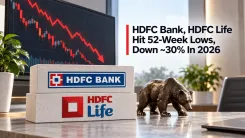 HDFC Bank And HDFC Life Down