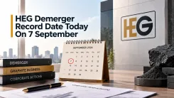 HEG Demerger Record Date Today On 7 September