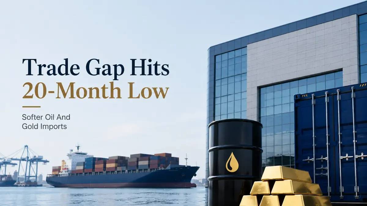 india-trade-deficit-20-month-low-march-2026 india-trade-deficit-20-month-low