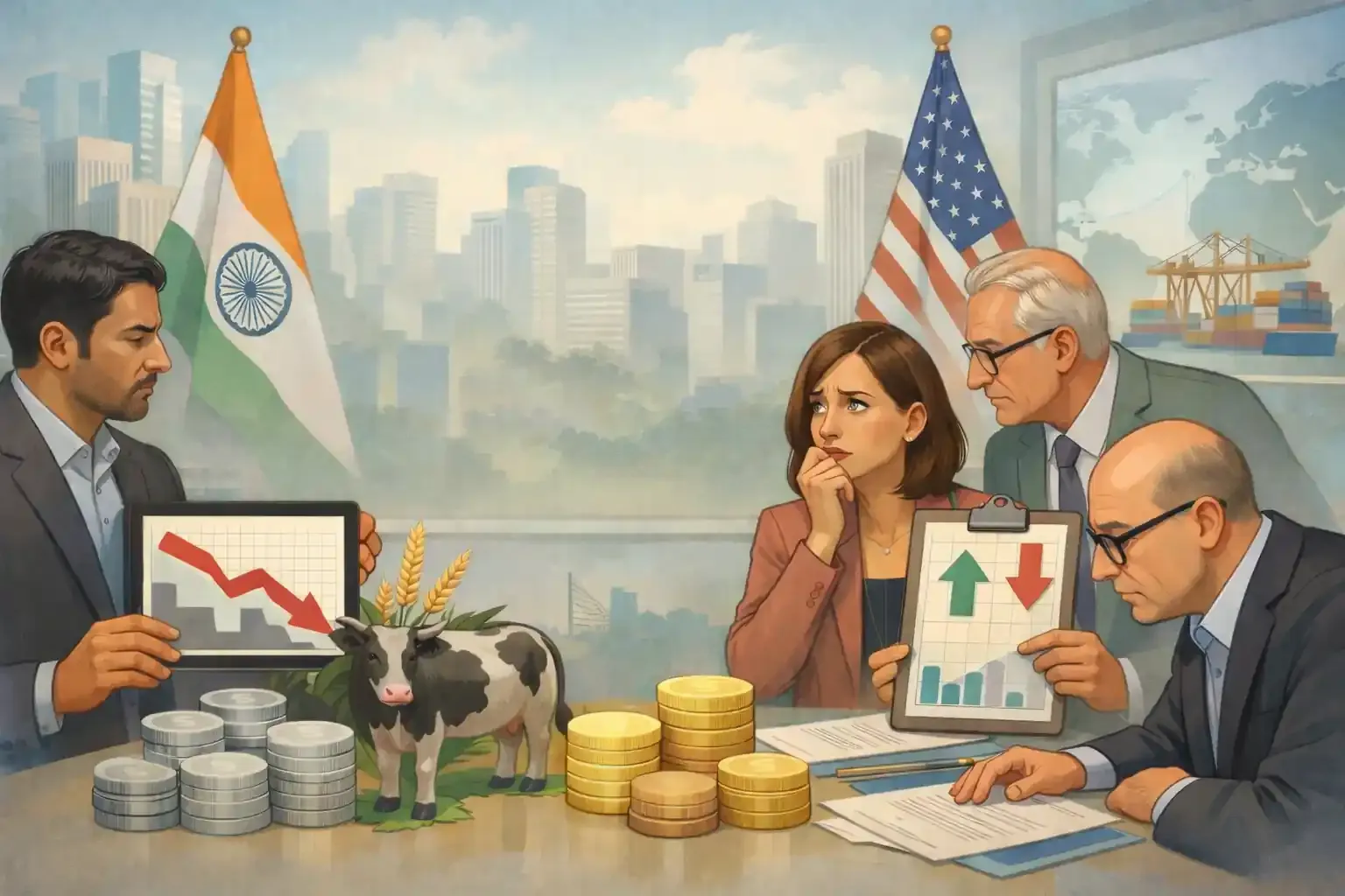 India–US-Trade-Deal-Updates-Sensitive-Sectors-of-Agriculture-And-Dairy-Have-Been-Excluded india-us-trade-deal-dairy-agriculture-excluded