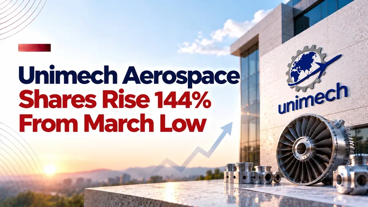 unimech aerospace stock rises 144 percent from march low Unimech Aerospace Stock Rises 144% From March Low To ₹1,698.40
