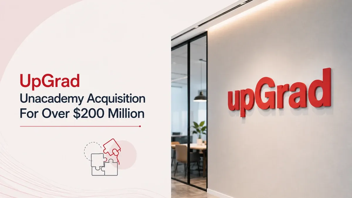 upgrad completes 200 million acquisition of unacademy after valuation reset UpGrad completes Unacademy acquisition for over $200 million; CEO says company ‘sold at a fraction’ of peak value
