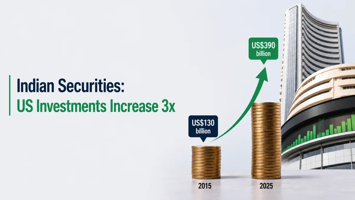 US Investments In Indian Securities Increase 3x To US$390 Billion
