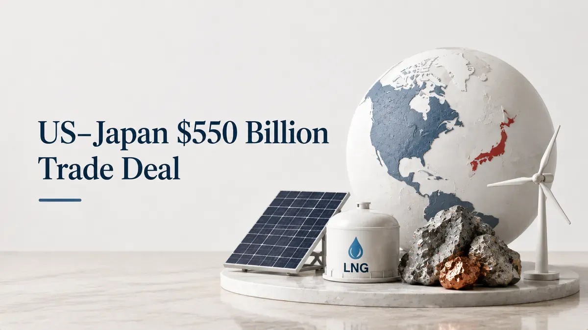 US–Japan $550 Billion Trade Deal Puts Energy And Minerals At The Core