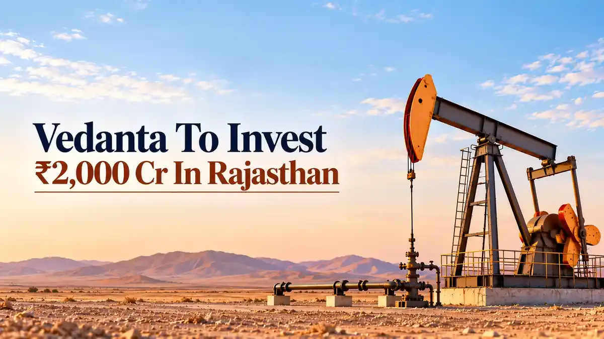 vedanta plans 2000 crore investment to raise rajasthan oil output Vedanta To Invest ₹2,000 Crore In Rajasthan Oil Fields In FY27