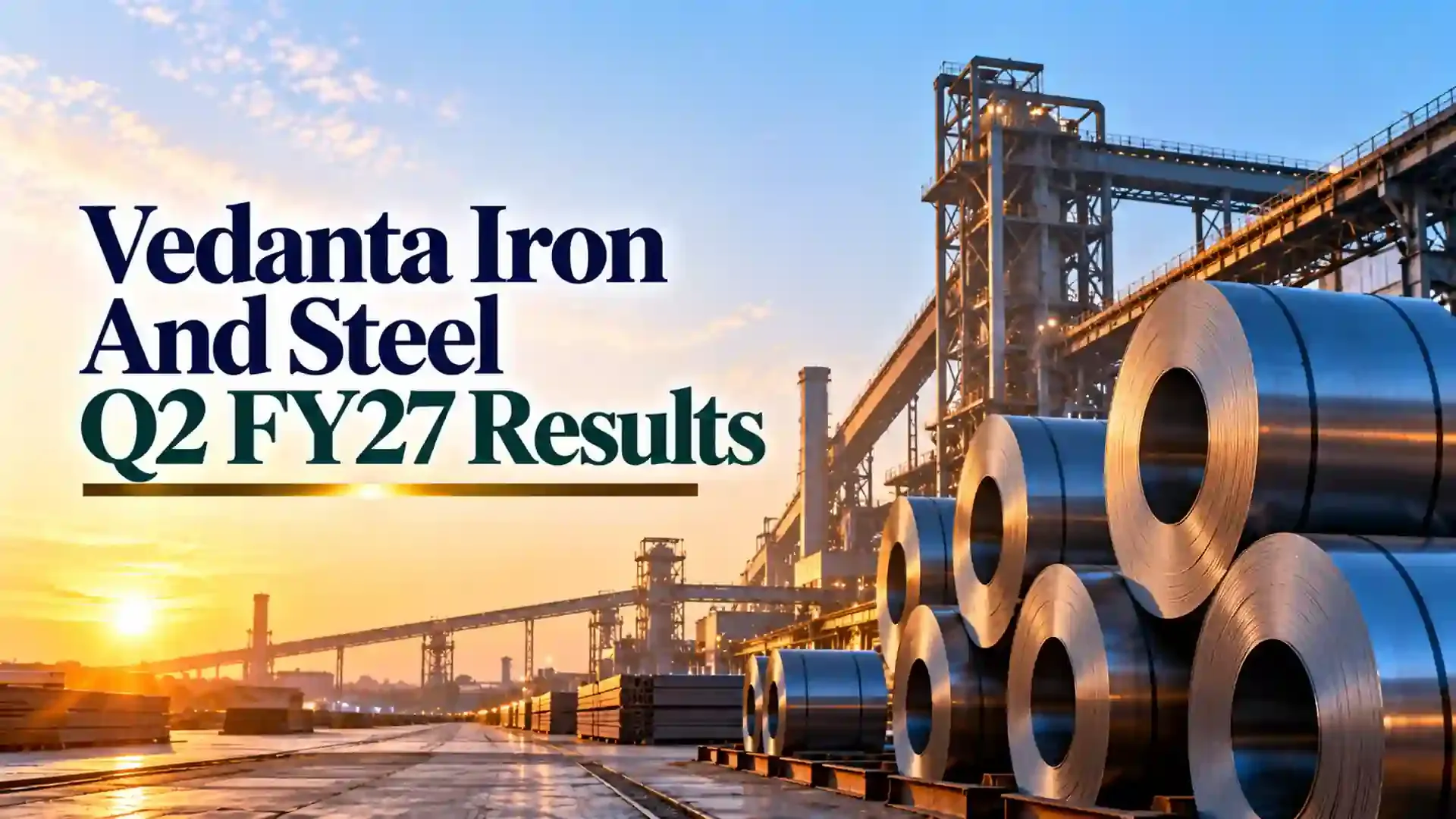 vedanta iron steel q2 fy 27 results share price in focus Vedanta Iron And Steel Q2 FY27 Results: Loss Narrows As EBITDA Rises 56% And Steel Operations Improve