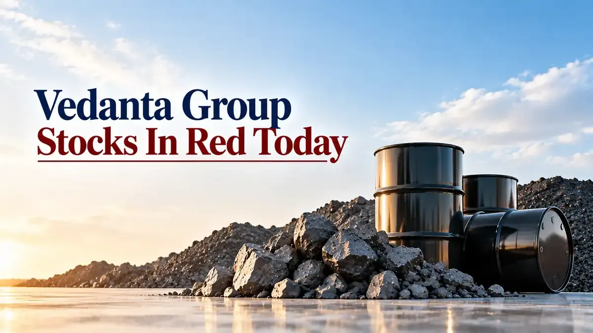 Vedanta Group Stocks In Red Today
