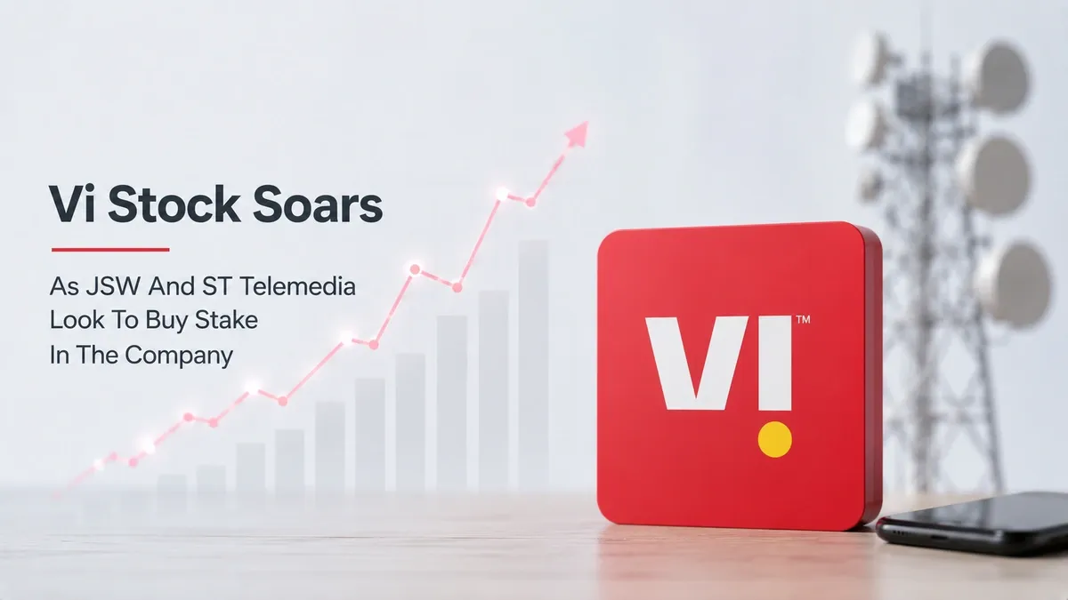 Vi Stock Soars As JSW And ST Telemedia Look To Buy Stake In The Company