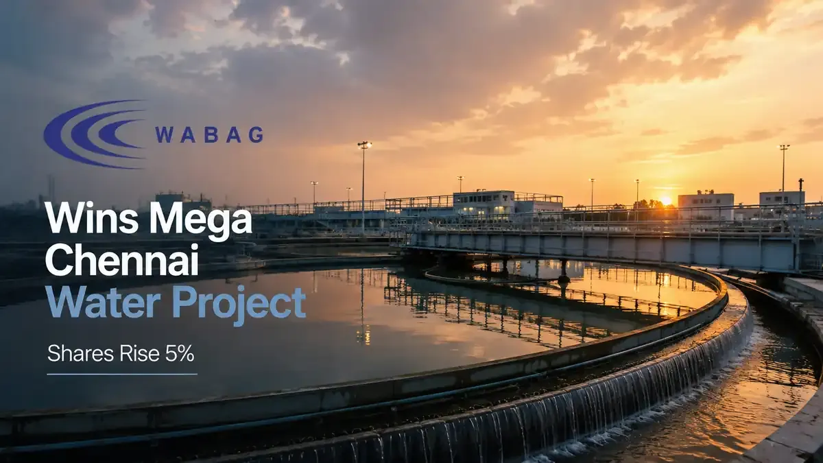 Va Tech Wabag Wins Mega Chennai Water Project, Shares Rise 5%