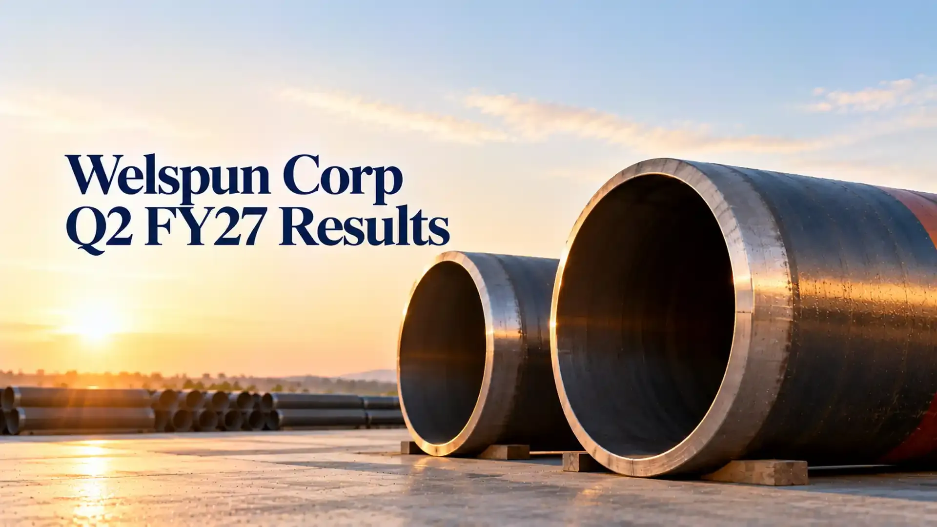 welspun corp shares in focus after q2 fy27 2027 results Welspun Corp Q2 FY27 Results: Share Price In Focus After Profit Rises 14% And EBITDA Grows 25%