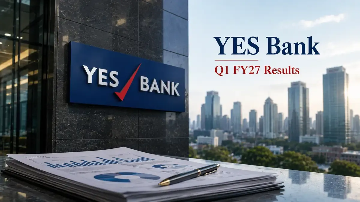 yes bank q1 fy27 results pat rises 34 percent asset quality improves YES Bank Q1 FY27 Results: PAT Rises 34% To ₹1,071 Crore As Asset Quality Improves